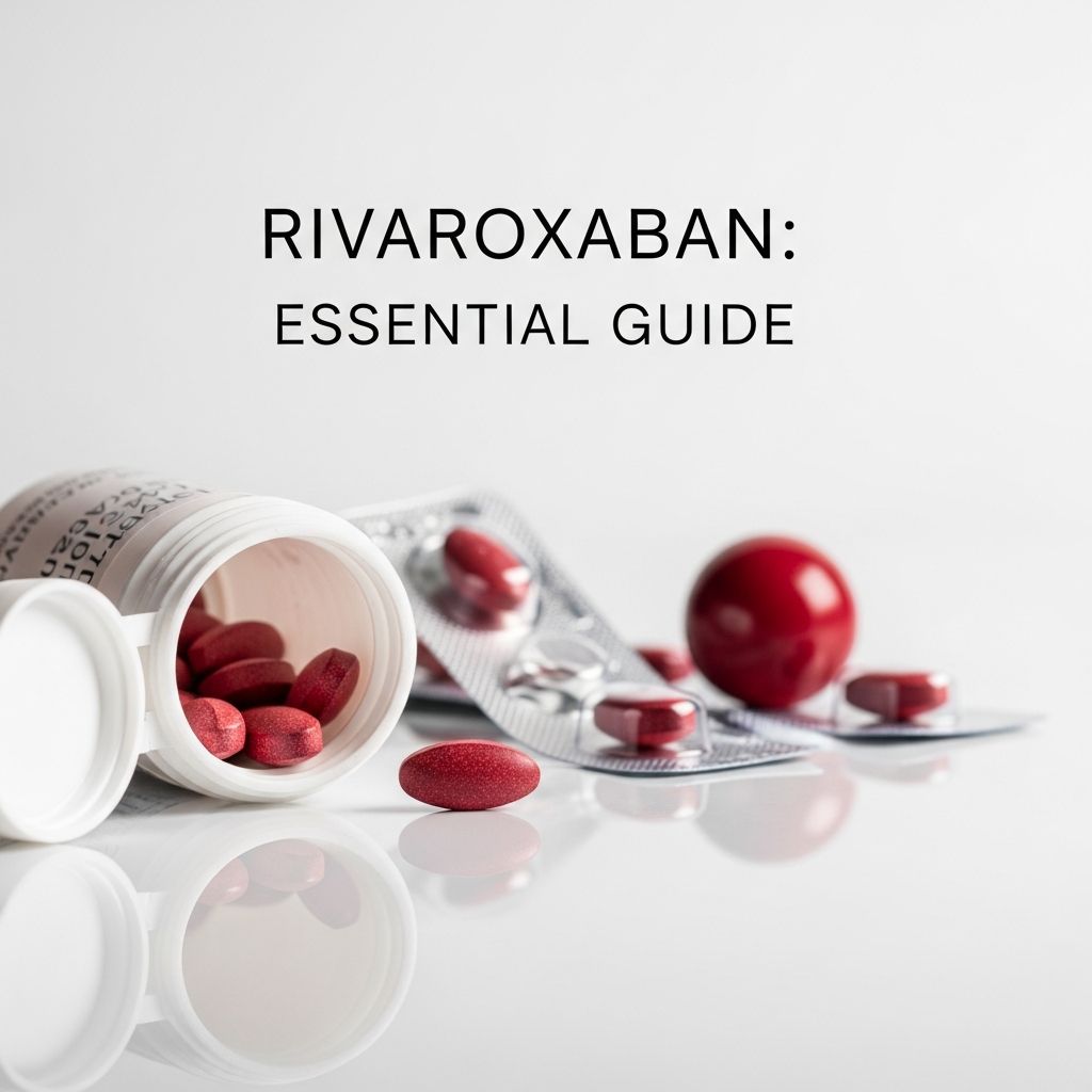 Discover how rivaroxaban prevents and treats blood clots, its dosing, risks, and key patient advice for safe use.