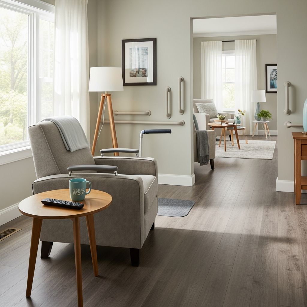 Essential strategies to modify living spaces, prevent falls, and promote independence for those living with Parkinson's disease.