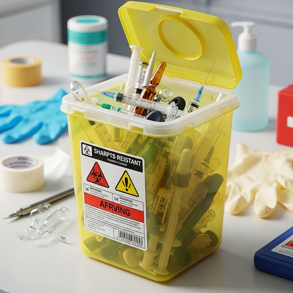 Safe Sharps Disposal Guide: Practical Steps For Home & Clinic Essential steps to prevent injuries and infections from needles, syringes, and sharps in homes, clinics, and communities.