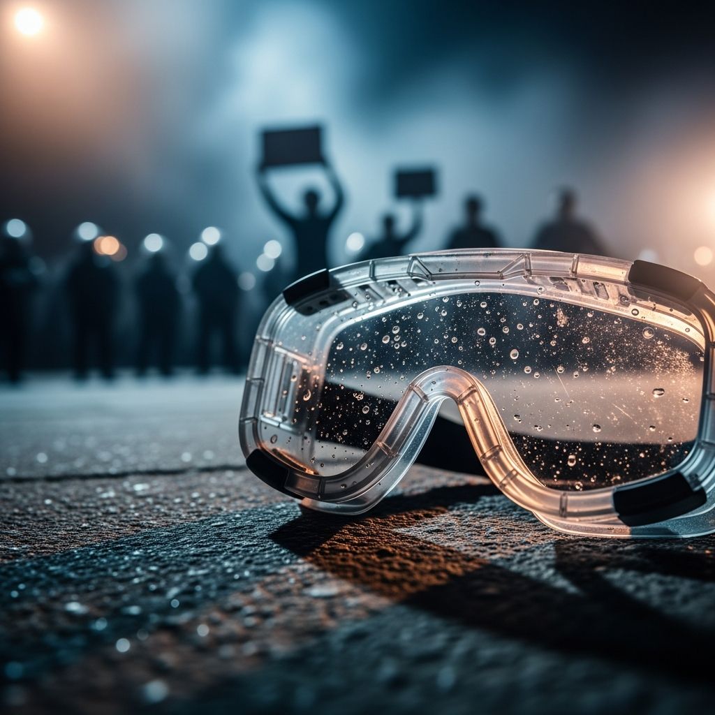 Essential strategies to shield your eyes from rubber bullets, tear gas, and protest hazards for maximum safety.