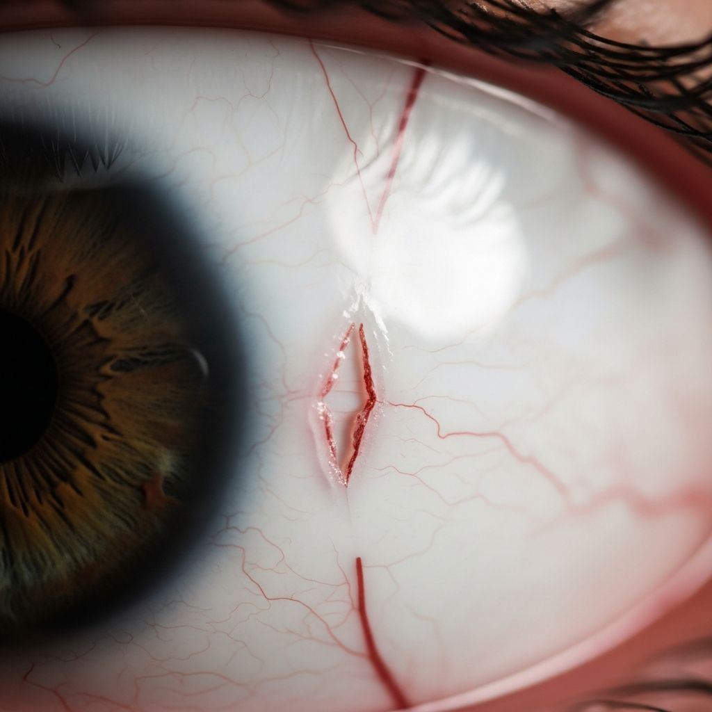 Expert insights on recognizing, treating, and recovering from cuts to the eye's white outer layer for optimal vision protection.