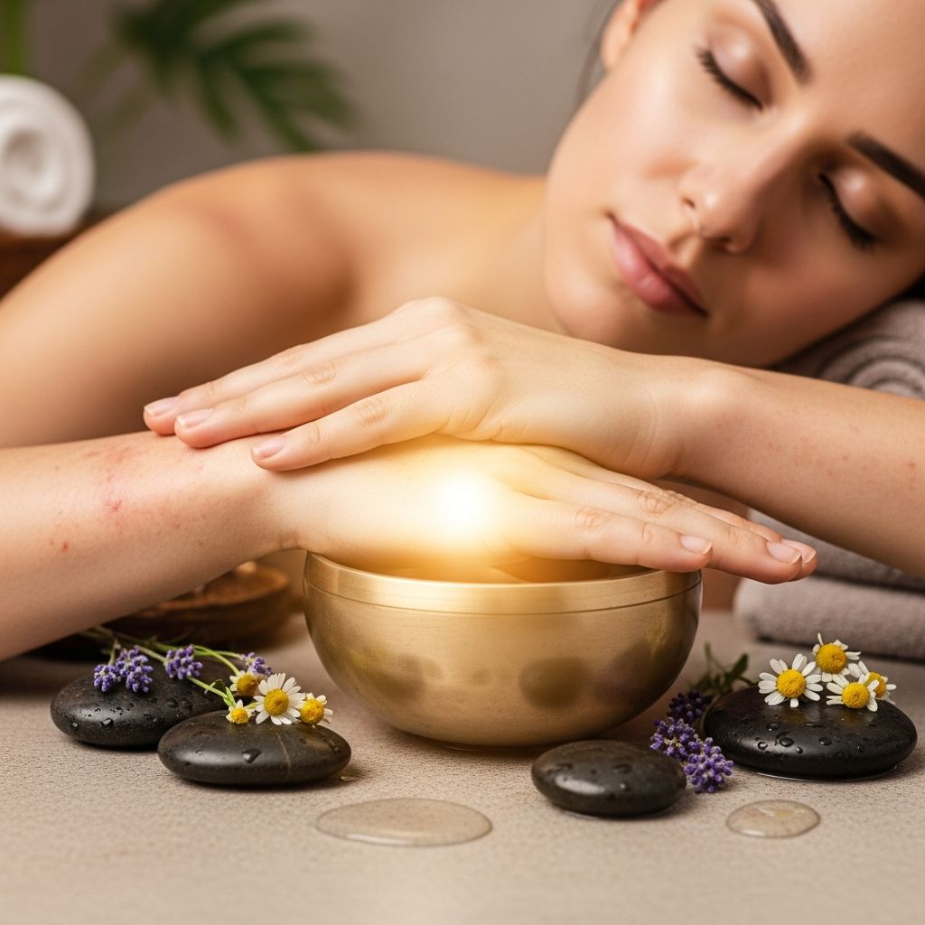Discover how sound therapy eases eczema symptoms by reducing stress and inflammation for healthier skin.