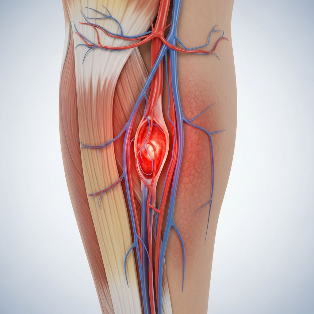 Understand superficial thrombophlebitis: symptoms, risks, treatments, and prevention for this common vein condition affecting legs and arms.