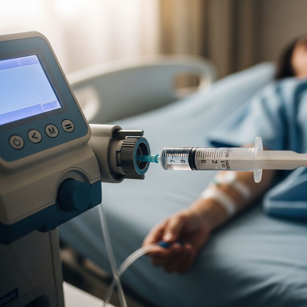 Syringe Drivers In Care: A Practical Guide For Caregivers Discover how syringe drivers deliver continuous medication to manage pain and symptoms effectively in palliative settings, offering comfort and reliability.