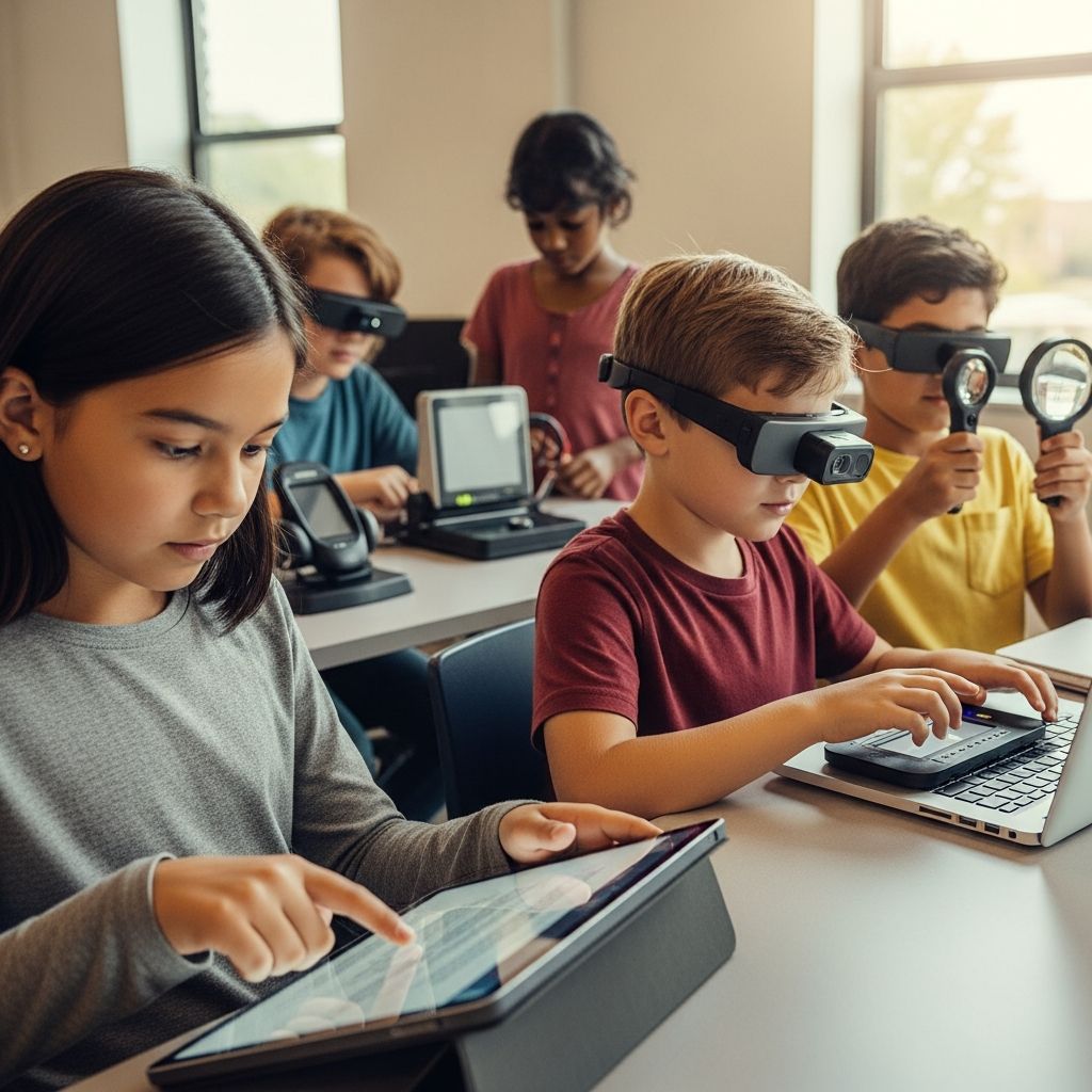 Discover innovative apps, devices, and strategies to empower children with blindness or low vision in learning and daily activities.