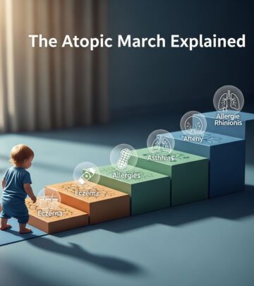 Discover how eczema in infancy can progress to food allergies, hay fever, and asthma in a predictable pattern known as the atopic march.