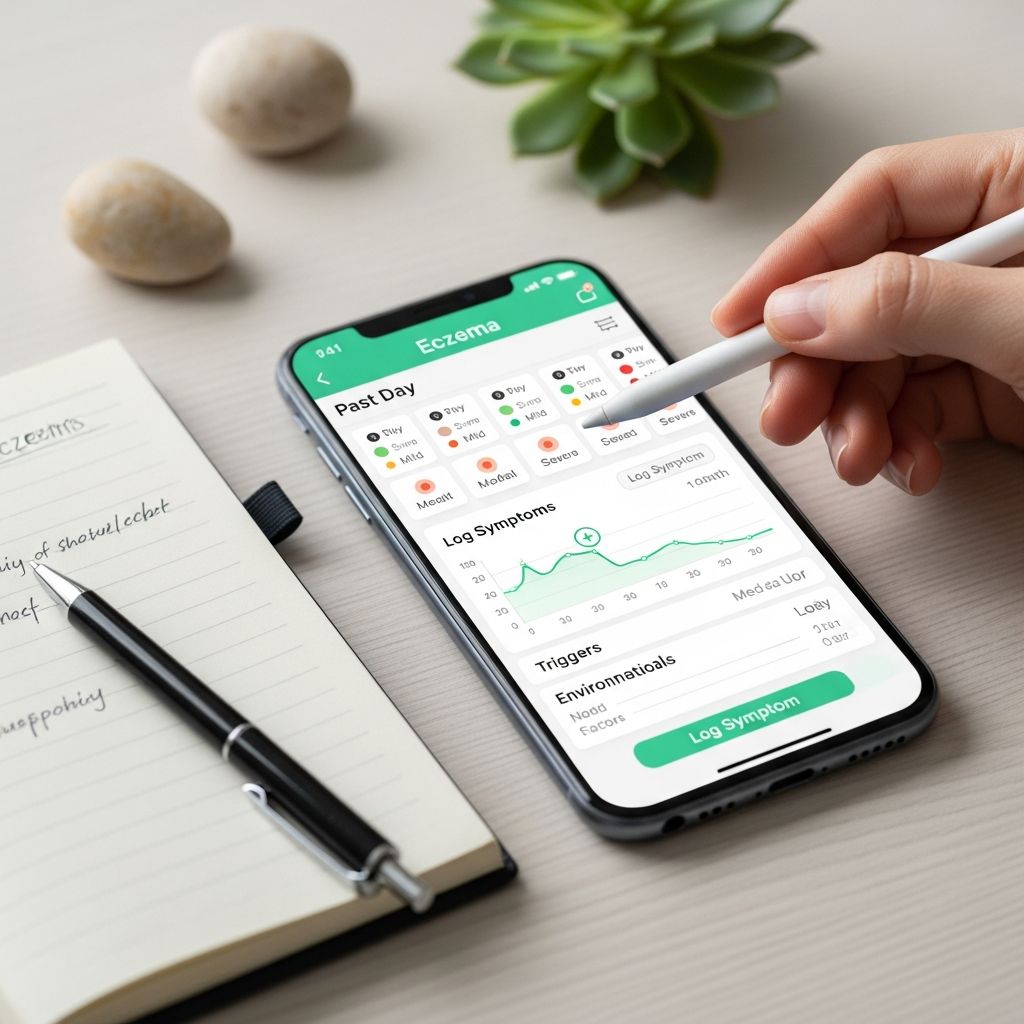 Discover how digital tools transform eczema management by monitoring symptoms, triggers, and treatments for better daily control.