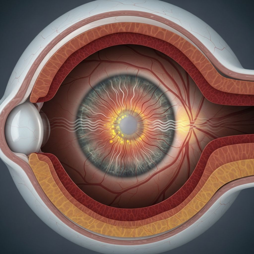 Explore how age-related macular degeneration transforms everyday vision through detailed descriptions of its visual effects and progression stages.